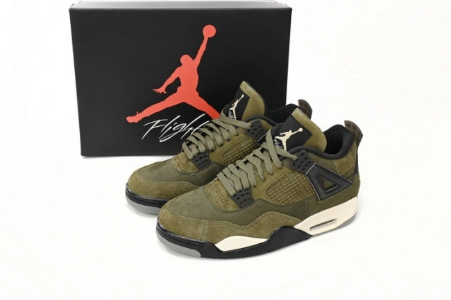 One Kick Craft FB9927-200 Jordan Medium 4 Olive Air 0713